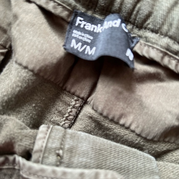 Frank & Oak Utility Style Belted Pants M GUC - Picture 2 of 14